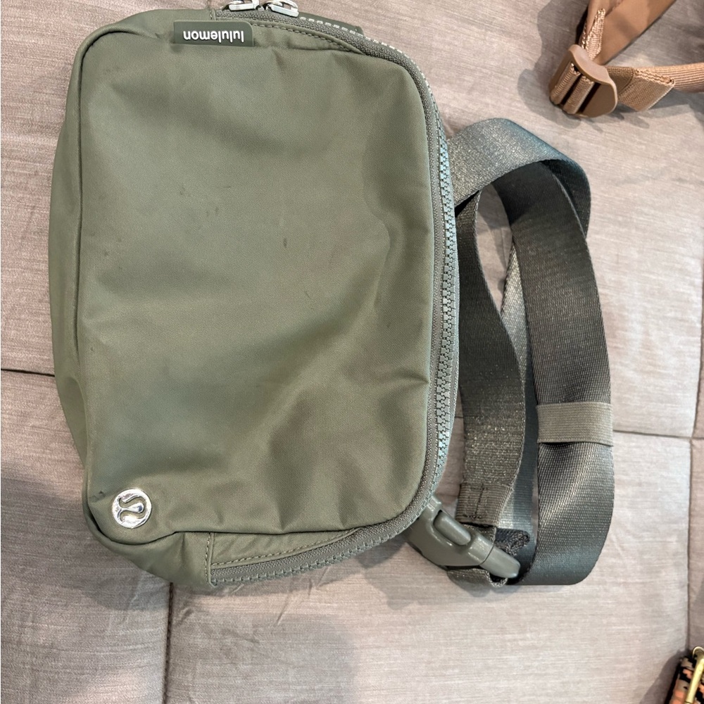 lululemon athletica Green Belt Bag Tactical Style